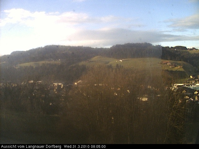 Webcam-Bild: Aussicht vom Dorfberg in Langnau 20100331-080500