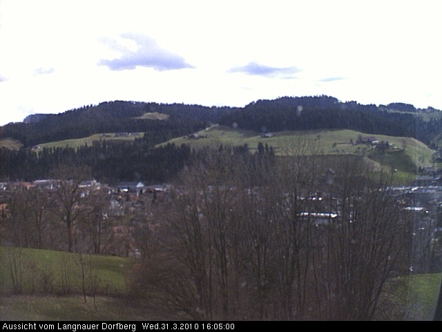 Webcam-Bild: Aussicht vom Dorfberg in Langnau 20100331-160500