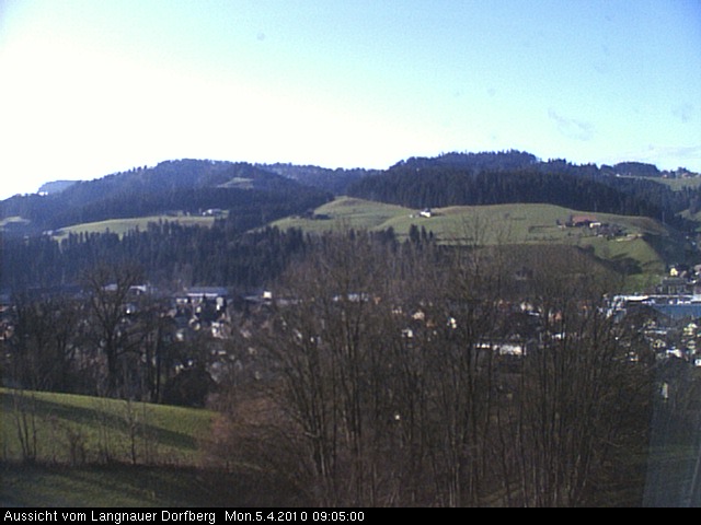 Webcam-Bild: Aussicht vom Dorfberg in Langnau 20100405-090500