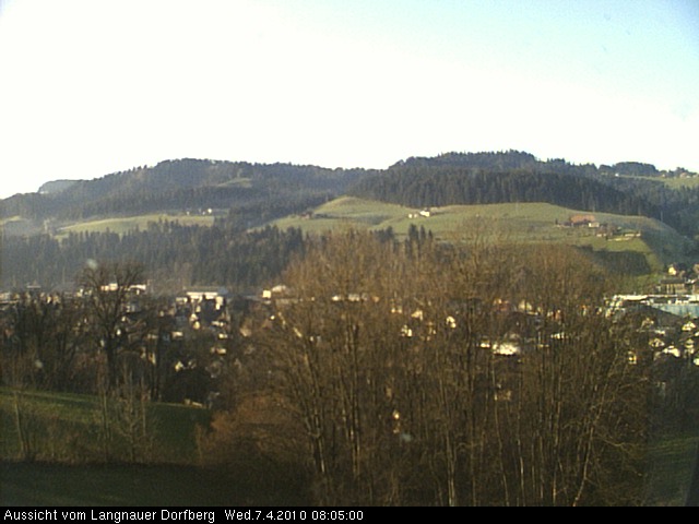Webcam-Bild: Aussicht vom Dorfberg in Langnau 20100407-080500