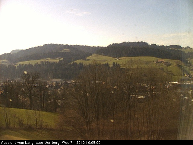 Webcam-Bild: Aussicht vom Dorfberg in Langnau 20100407-100500