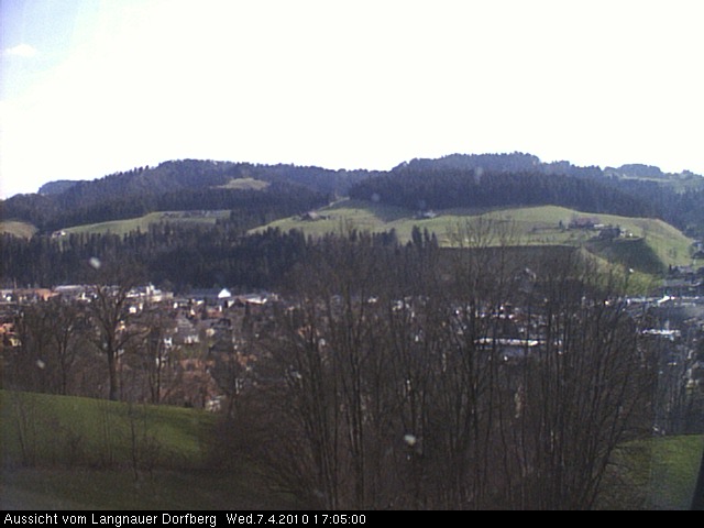 Webcam-Bild: Aussicht vom Dorfberg in Langnau 20100407-170500