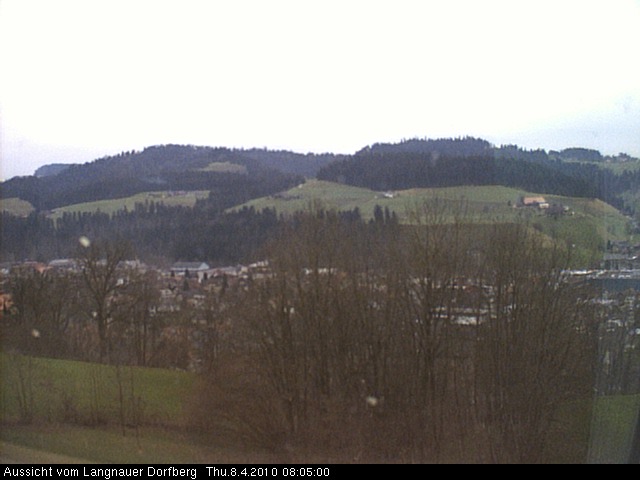 Webcam-Bild: Aussicht vom Dorfberg in Langnau 20100408-080500