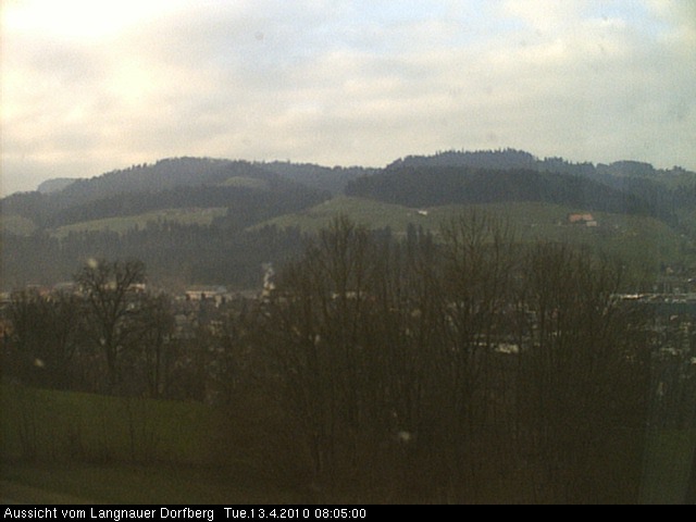 Webcam-Bild: Aussicht vom Dorfberg in Langnau 20100413-080500