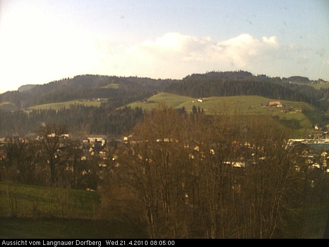 Webcam-Bild: Aussicht vom Dorfberg in Langnau 20100421-080500