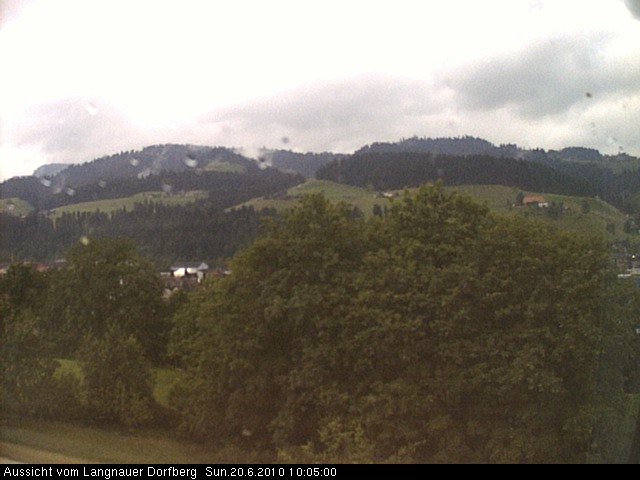 Webcam-Bild: Aussicht vom Dorfberg in Langnau 20100620-100500