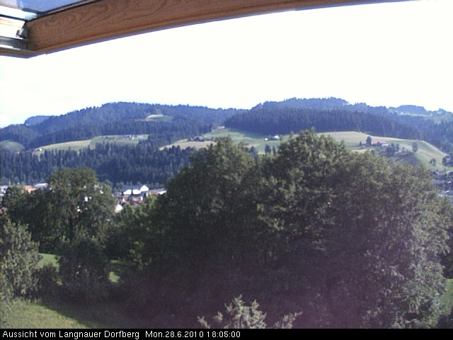 Webcam-Bild: Aussicht vom Dorfberg in Langnau 20100628-180500