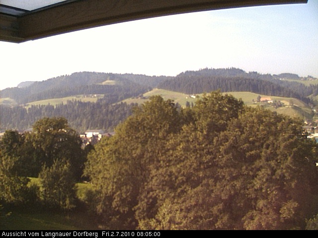Webcam-Bild: Aussicht vom Dorfberg in Langnau 20100702-080500