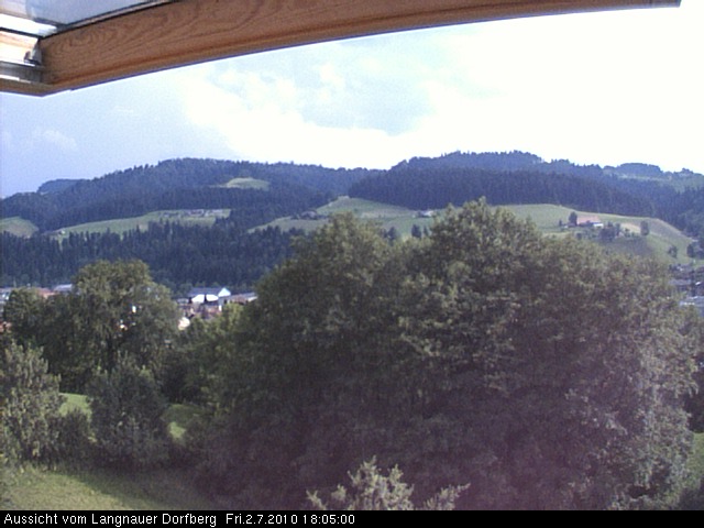 Webcam-Bild: Aussicht vom Dorfberg in Langnau 20100702-180500