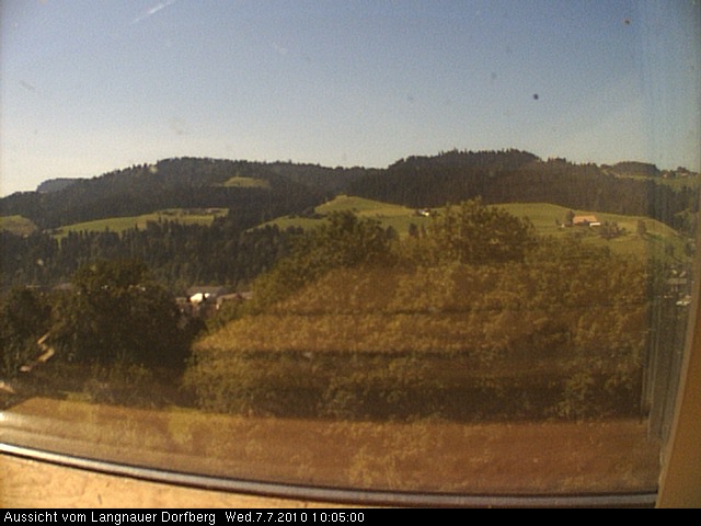 Webcam-Bild: Aussicht vom Dorfberg in Langnau 20100707-100500