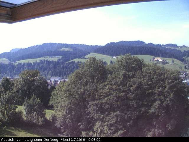 Webcam-Bild: Aussicht vom Dorfberg in Langnau 20100712-100500