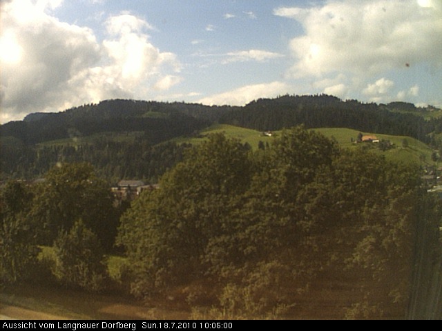 Webcam-Bild: Aussicht vom Dorfberg in Langnau 20100718-100500