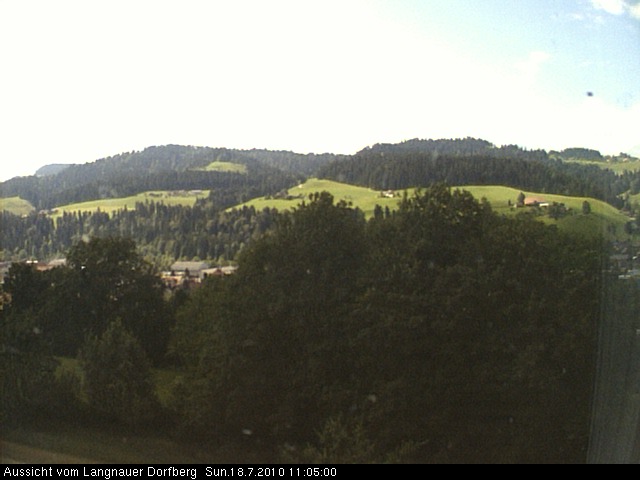Webcam-Bild: Aussicht vom Dorfberg in Langnau 20100718-110500