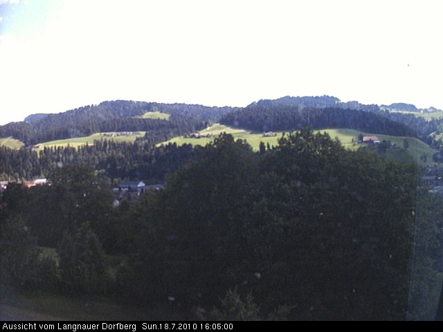Webcam-Bild: Aussicht vom Dorfberg in Langnau 20100718-160500
