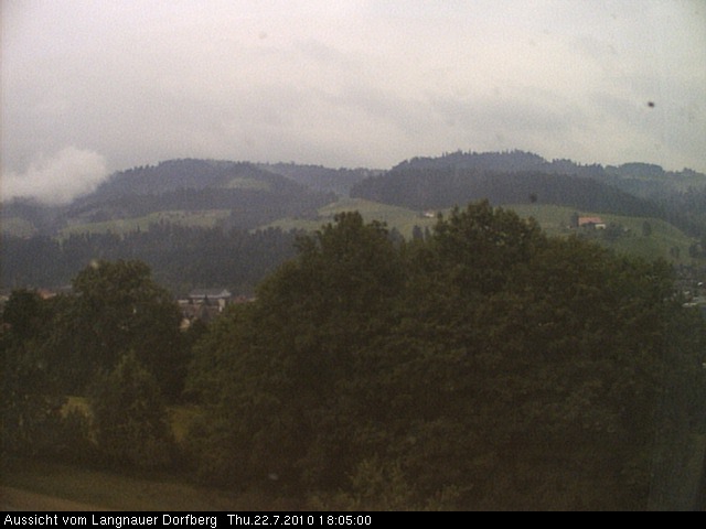 Webcam-Bild: Aussicht vom Dorfberg in Langnau 20100722-180500