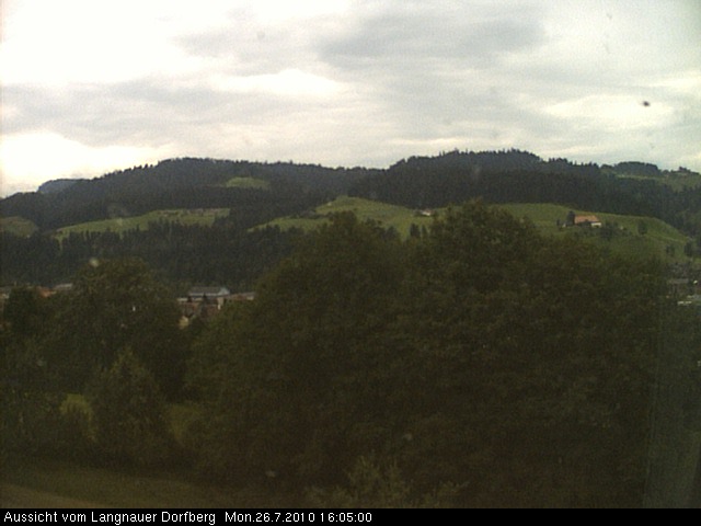 Webcam-Bild: Aussicht vom Dorfberg in Langnau 20100726-160500