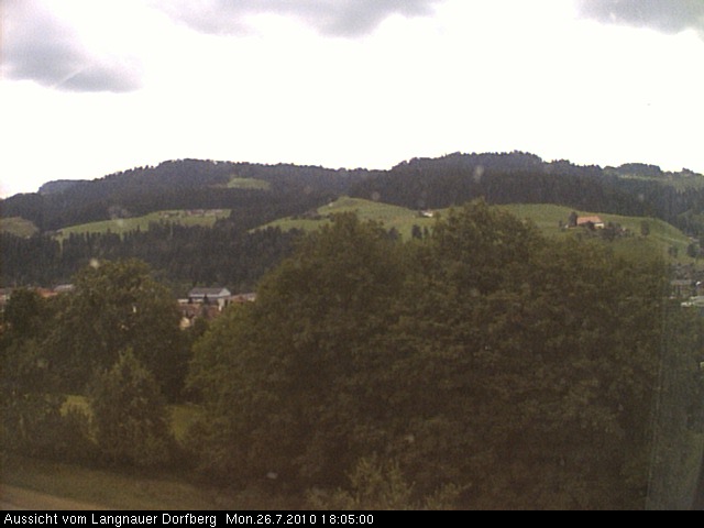 Webcam-Bild: Aussicht vom Dorfberg in Langnau 20100726-180500