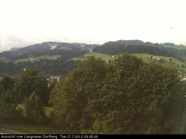 Webcam-Bild: Aussicht vom Dorfberg in Langnau 20100727-090500