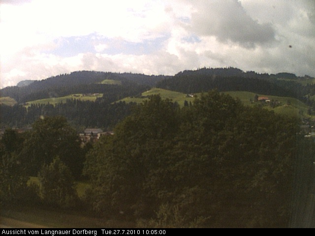 Webcam-Bild: Aussicht vom Dorfberg in Langnau 20100727-100500