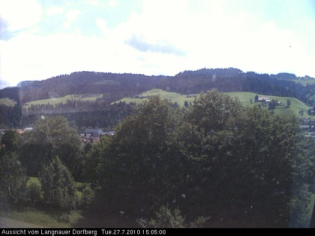 Webcam-Bild: Aussicht vom Dorfberg in Langnau 20100727-150500