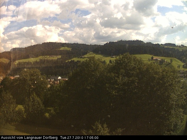 Webcam-Bild: Aussicht vom Dorfberg in Langnau 20100727-170500