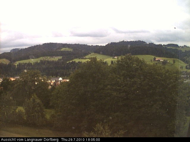 Webcam-Bild: Aussicht vom Dorfberg in Langnau 20100729-180500