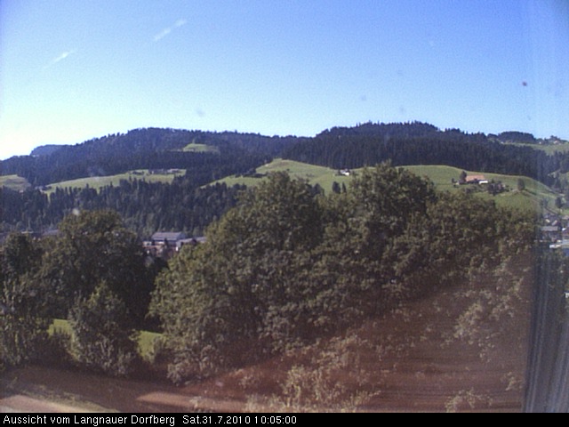 Webcam-Bild: Aussicht vom Dorfberg in Langnau 20100731-100500
