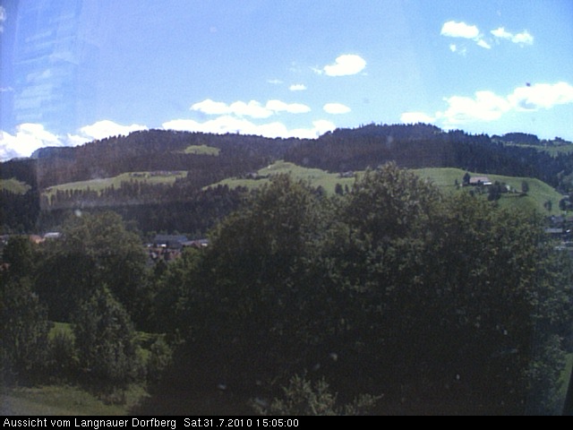 Webcam-Bild: Aussicht vom Dorfberg in Langnau 20100731-150500