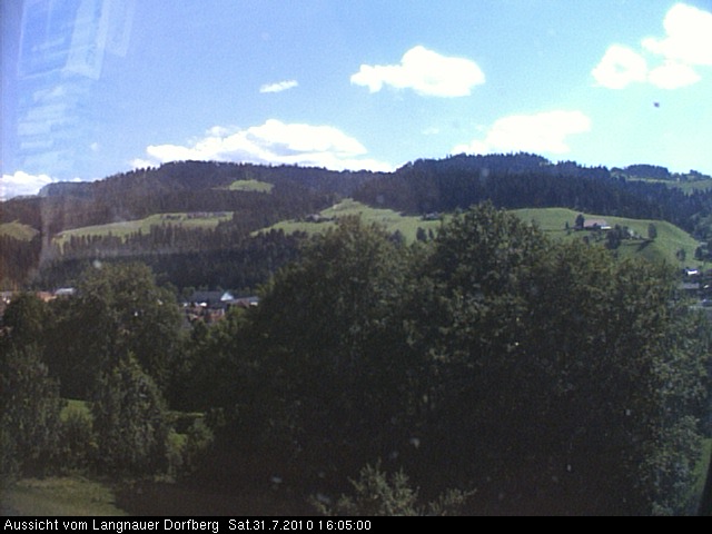 Webcam-Bild: Aussicht vom Dorfberg in Langnau 20100731-160500