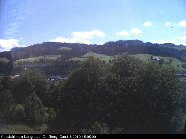 Webcam-Bild: Aussicht vom Dorfberg in Langnau 20100801-150500