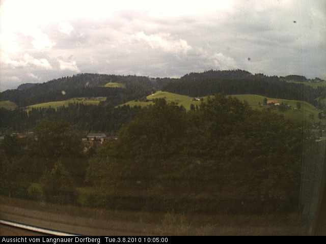 Webcam-Bild: Aussicht vom Dorfberg in Langnau 20100803-100500