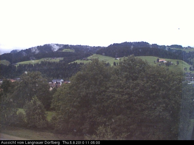 Webcam-Bild: Aussicht vom Dorfberg in Langnau 20100805-110500