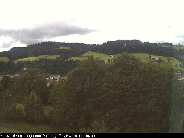 Webcam-Bild: Aussicht vom Dorfberg in Langnau 20100805-140500