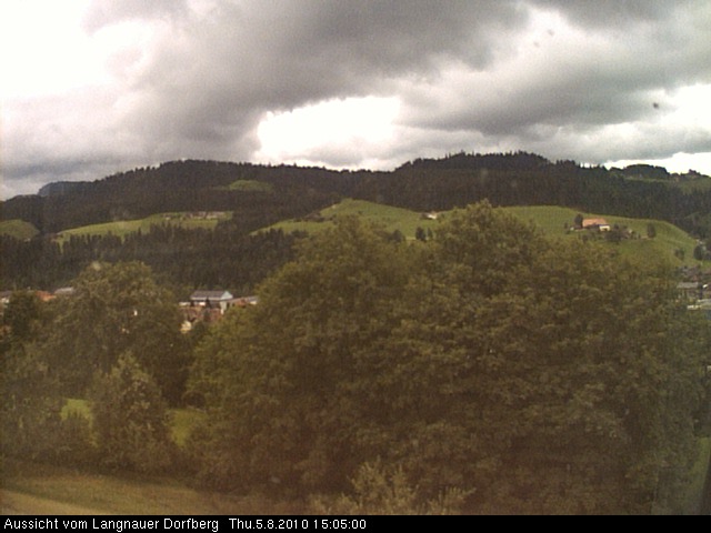 Webcam-Bild: Aussicht vom Dorfberg in Langnau 20100805-150500