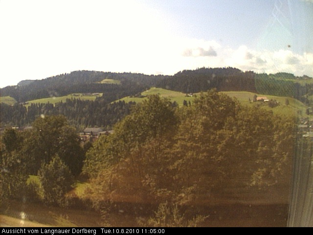 Webcam-Bild: Aussicht vom Dorfberg in Langnau 20100810-110500