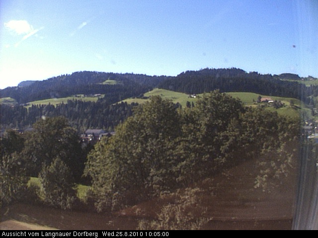 Webcam-Bild: Aussicht vom Dorfberg in Langnau 20100825-100500