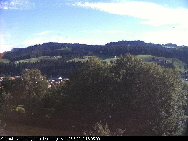 Webcam-Bild: Aussicht vom Dorfberg in Langnau 20100825-180500