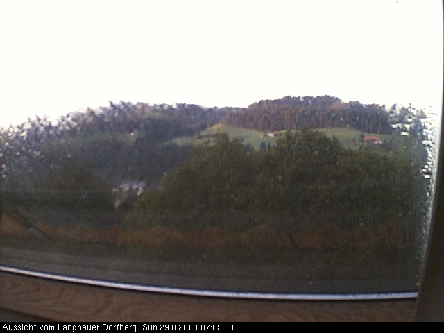 Webcam-Bild: Aussicht vom Dorfberg in Langnau 20100829-070500