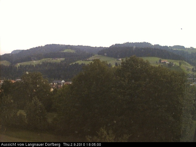 Webcam-Bild: Aussicht vom Dorfberg in Langnau 20100902-180500
