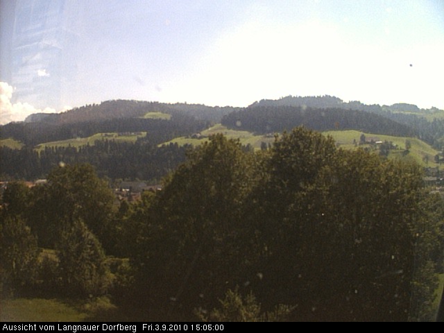 Webcam-Bild: Aussicht vom Dorfberg in Langnau 20100903-150500
