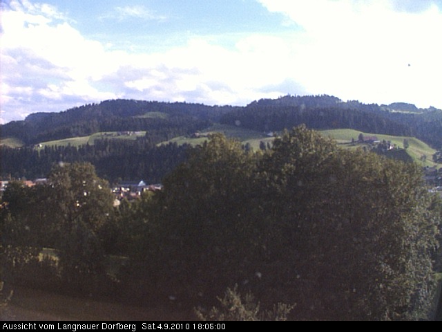 Webcam-Bild: Aussicht vom Dorfberg in Langnau 20100904-180500