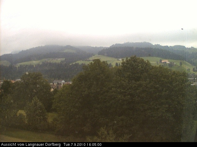 Webcam-Bild: Aussicht vom Dorfberg in Langnau 20100907-160500