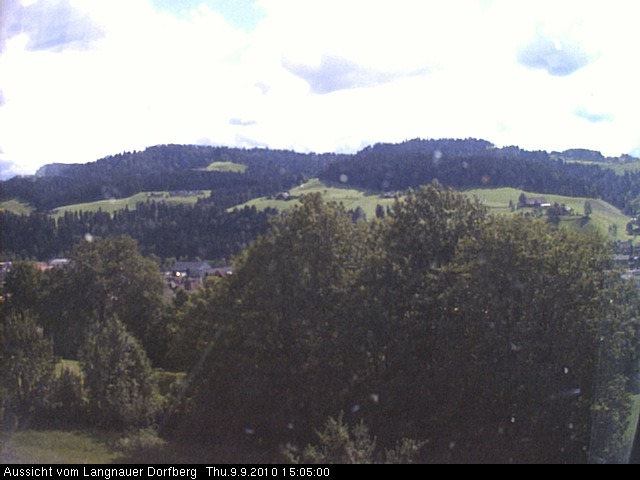 Webcam-Bild: Aussicht vom Dorfberg in Langnau 20100909-150500
