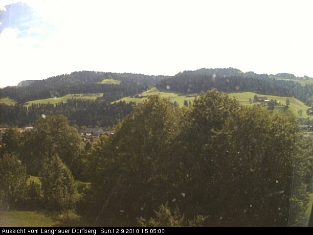 Webcam-Bild: Aussicht vom Dorfberg in Langnau 20100912-150500