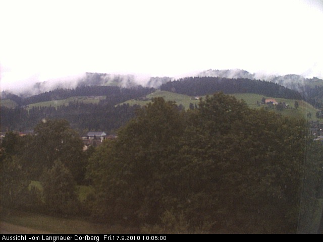 Webcam-Bild: Aussicht vom Dorfberg in Langnau 20100917-100500
