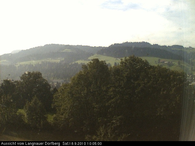 Webcam-Bild: Aussicht vom Dorfberg in Langnau 20100918-100500