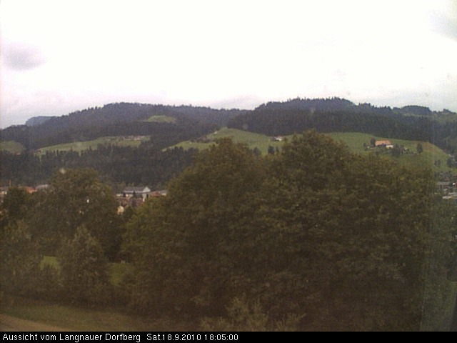 Webcam-Bild: Aussicht vom Dorfberg in Langnau 20100918-180500