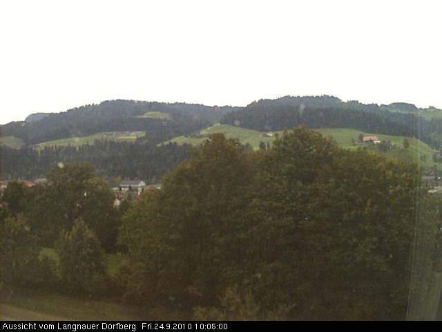 Webcam-Bild: Aussicht vom Dorfberg in Langnau 20100924-100500