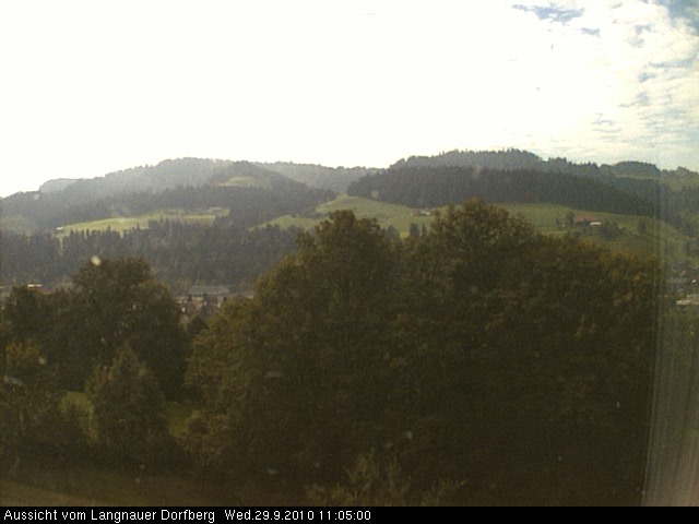 Webcam-Bild: Aussicht vom Dorfberg in Langnau 20100929-110500