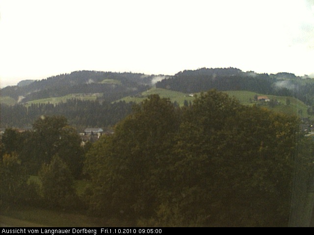 Webcam-Bild: Aussicht vom Dorfberg in Langnau 20101001-090500